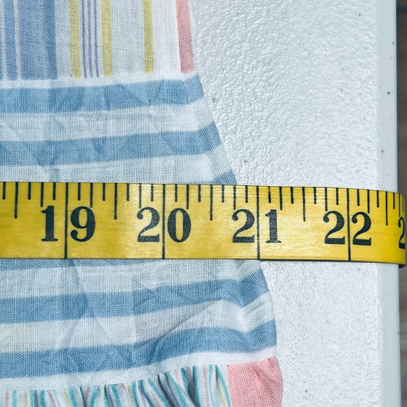 VINTAGE Charm Club Boho Midi Sleeveless Buttons Down Shirt Dress Size Large - Picture 12 of 16